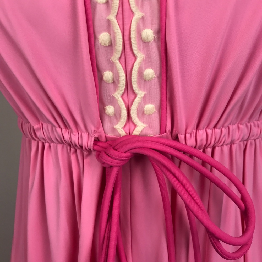 Vintage Vanity Fair Robe Pink Nylon - Picture 6 of 8